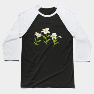 Lily flowers Baseball T-Shirt